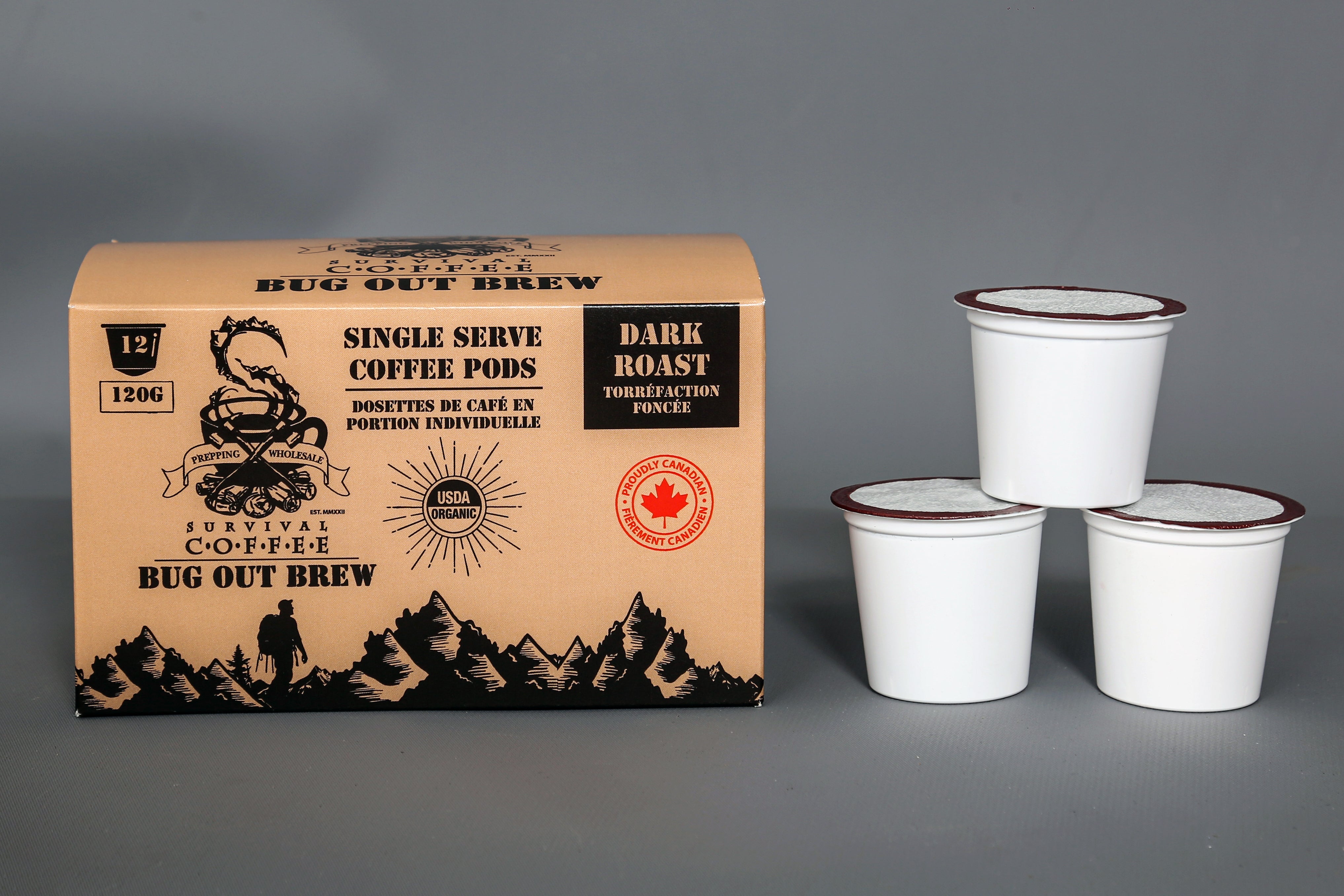 Survivalcoffee.co Single Serve Coffee pods / K-cup